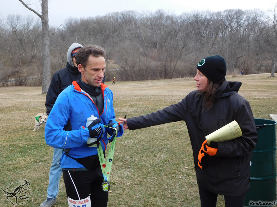 Action at Pioneer Woods Start/Finish Area
