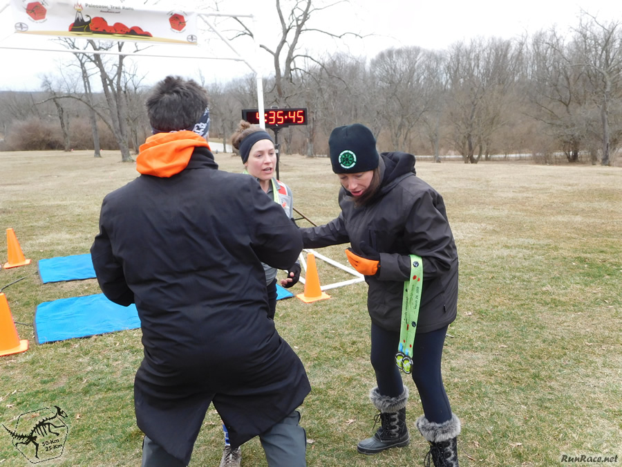 Action at Pioneer Woods Start/Finish Area