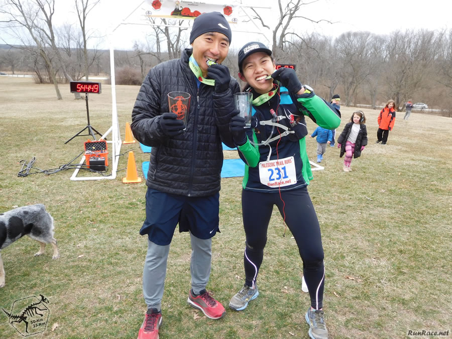 Action at Pioneer Woods Start/Finish Area