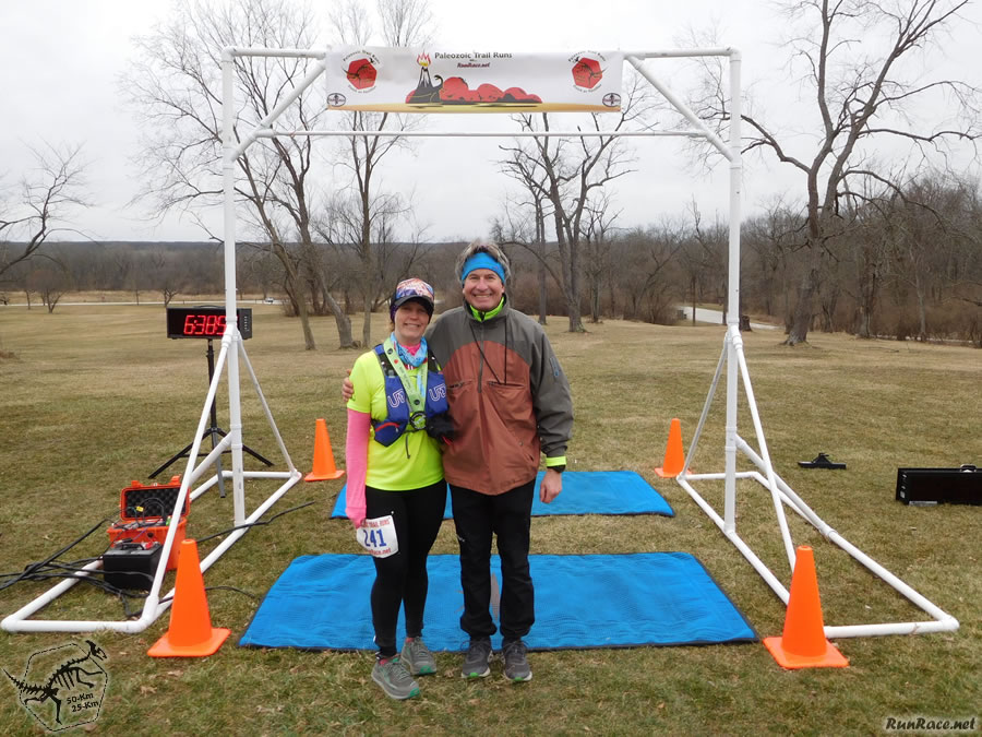 Action at Pioneer Woods Start/Finish Area