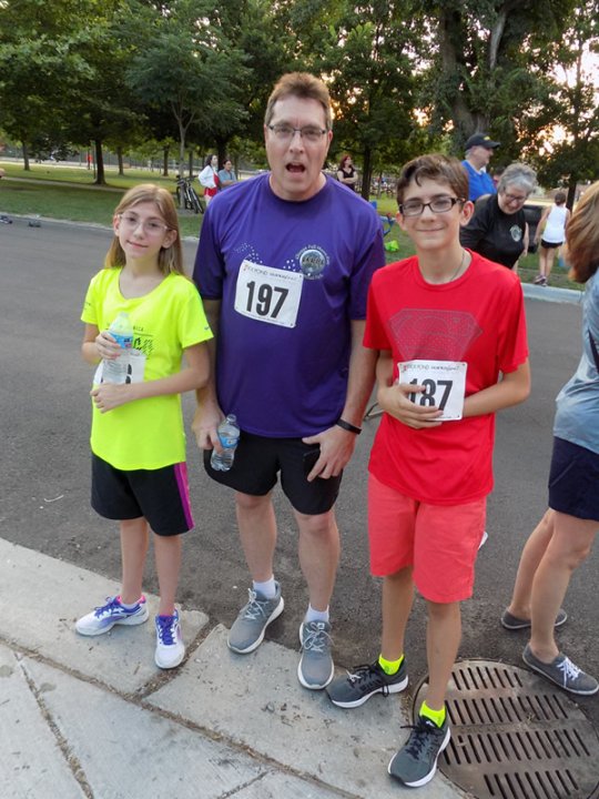 Chicago Full Moon Run Finish Area