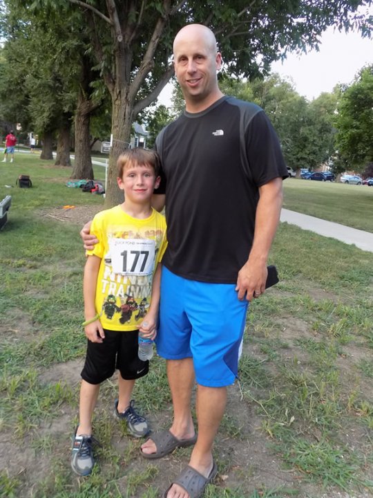 Chicago Full Moon Run Finish Area