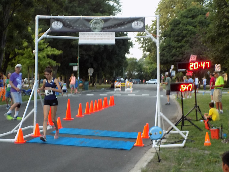 Chicago Full Moon Run Finish Area