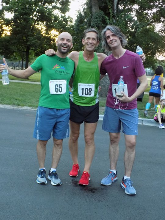 Chicago Full Moon Run Finish Area