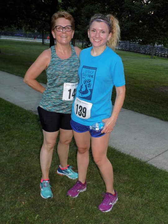 Chicago Full Moon Run Finish Area