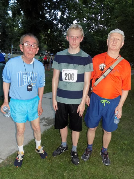 Chicago Full Moon Run Finish Area