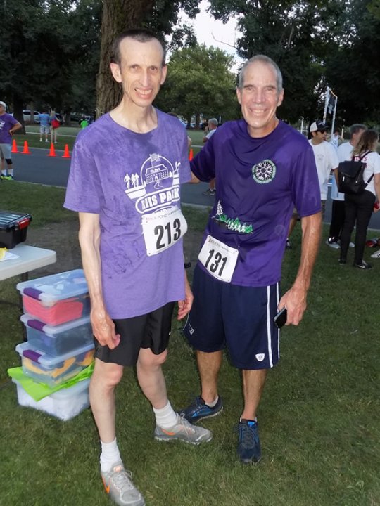Chicago Full Moon Run Finish Area