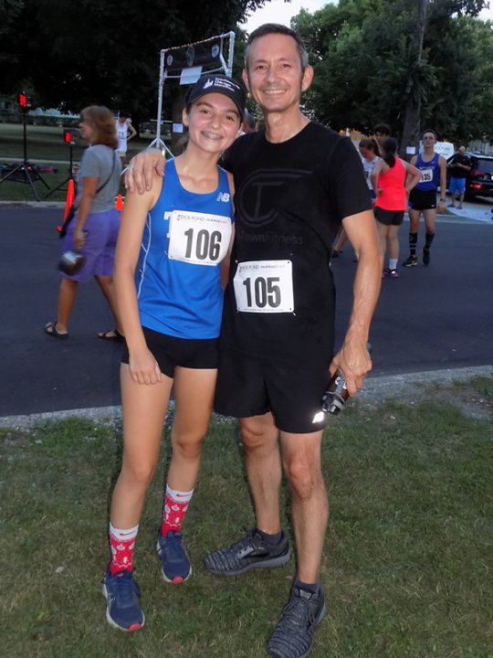 Chicago Full Moon Run Finish Area