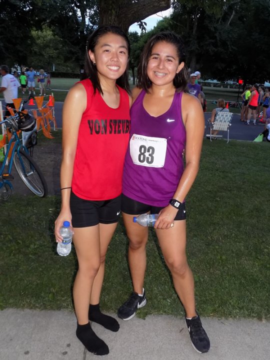 Chicago Full Moon Run Finish Area