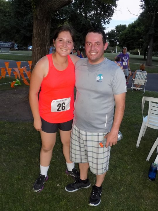 Chicago Full Moon Run Finish Area