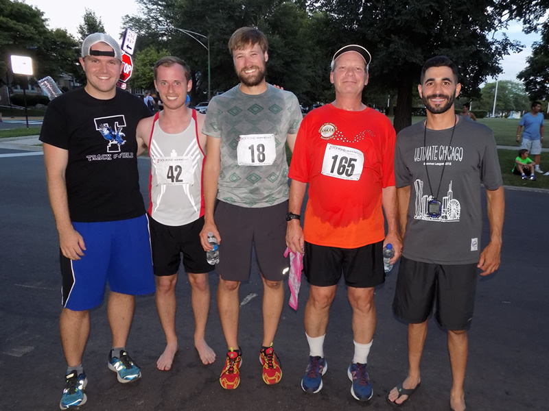 Chicago Full Moon Run Finish Area