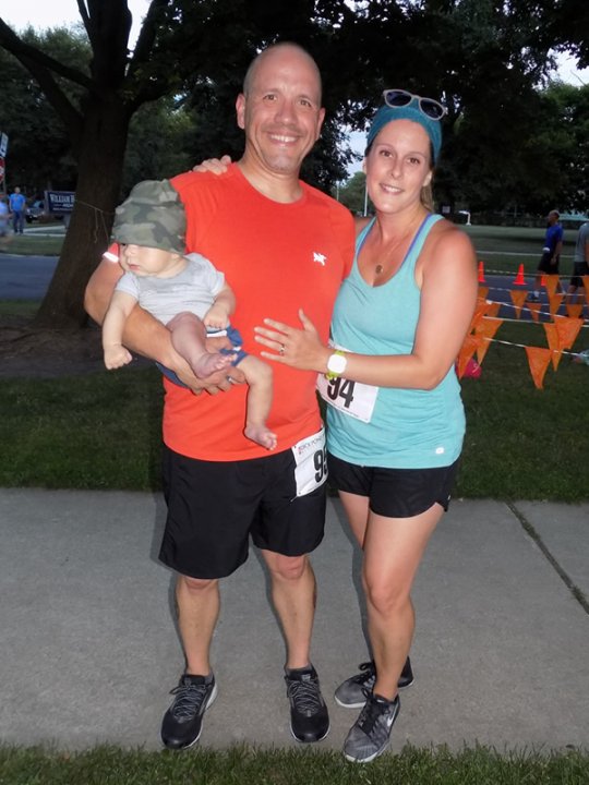 Chicago Full Moon Run Finish Area