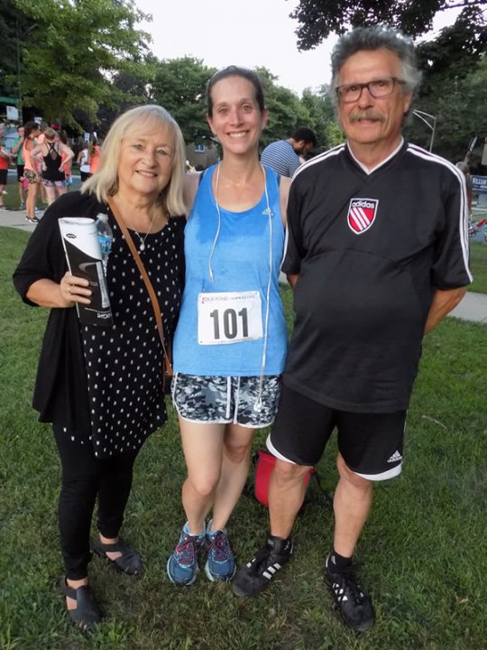 Chicago Full Moon Run Finish Area