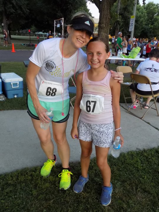 Chicago Full Moon Run Finish Area