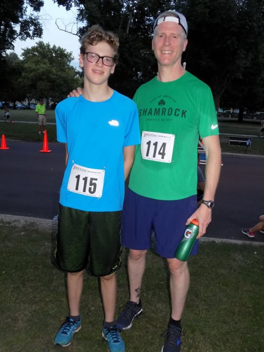 Chicago Full Moon Run Finish Area
