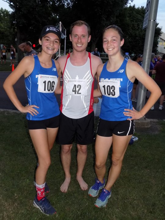 Chicago Full Moon Run Finish Area