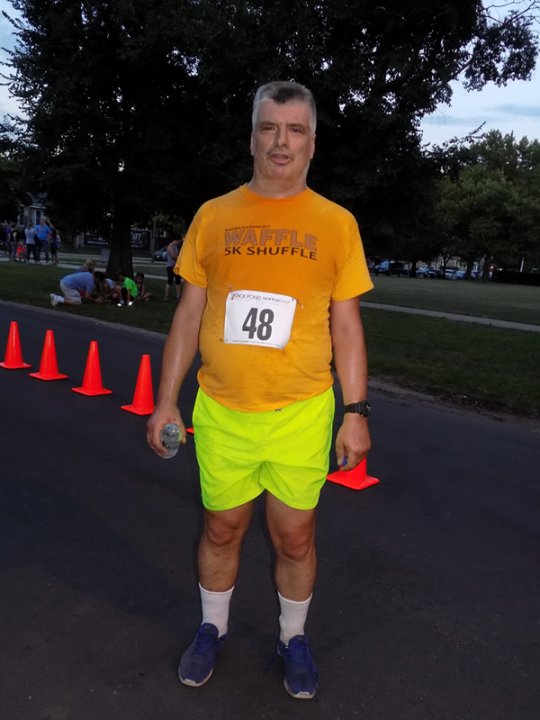 Chicago Full Moon Run Finish Area