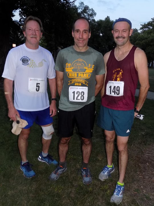 Chicago Full Moon Run Finish Area