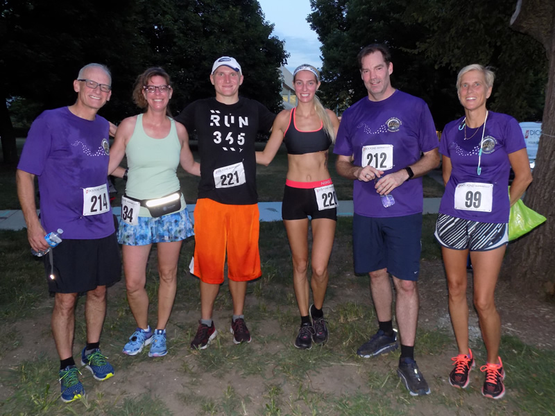 Chicago Full Moon Run Finish Area