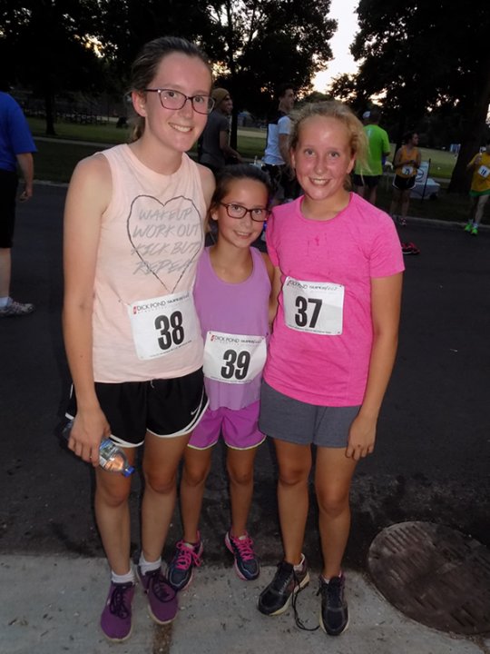 Chicago Full Moon Run Finish Area