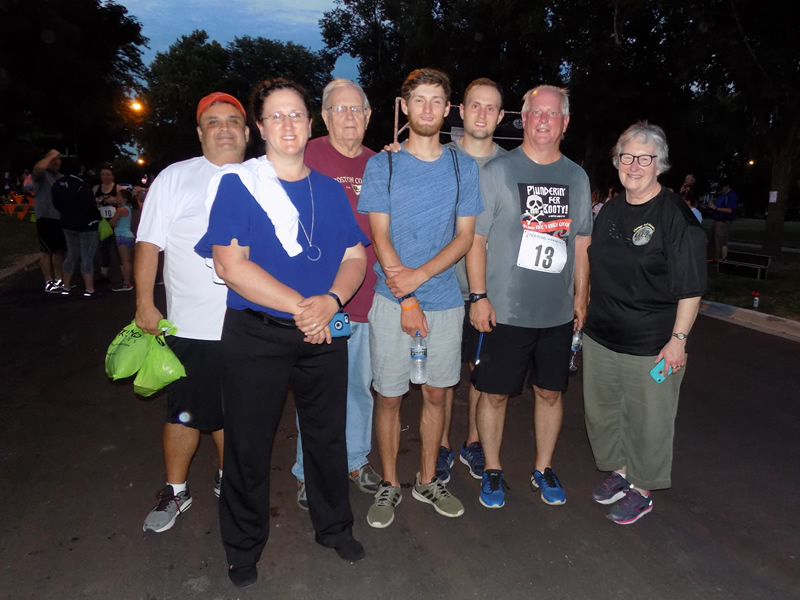 Chicago Full Moon Run Finish Area