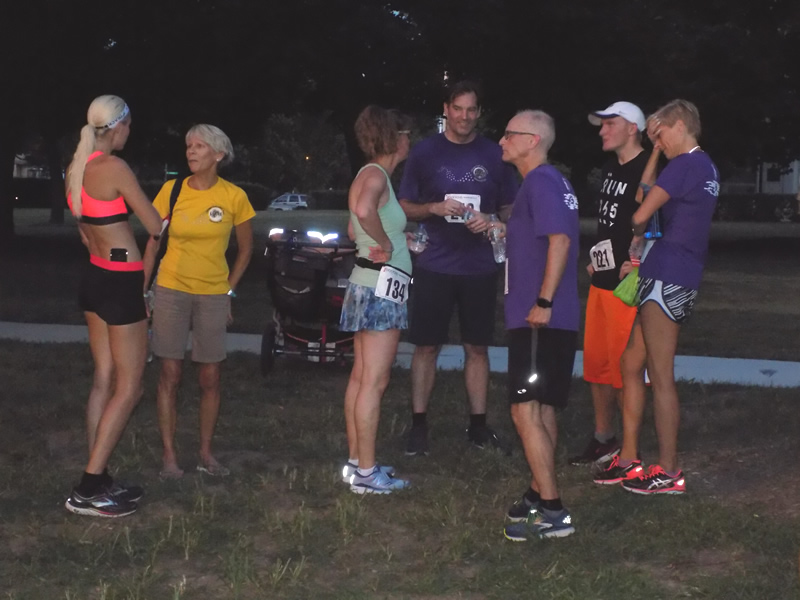 Chicago Full Moon Run Finish Area