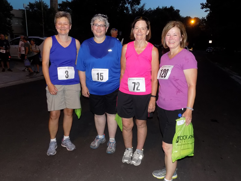 Chicago Full Moon Run Finish Area