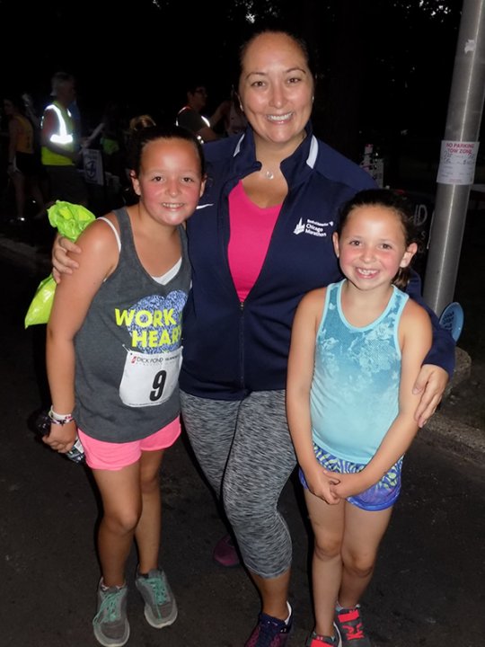 Chicago Full Moon Run Finish Area