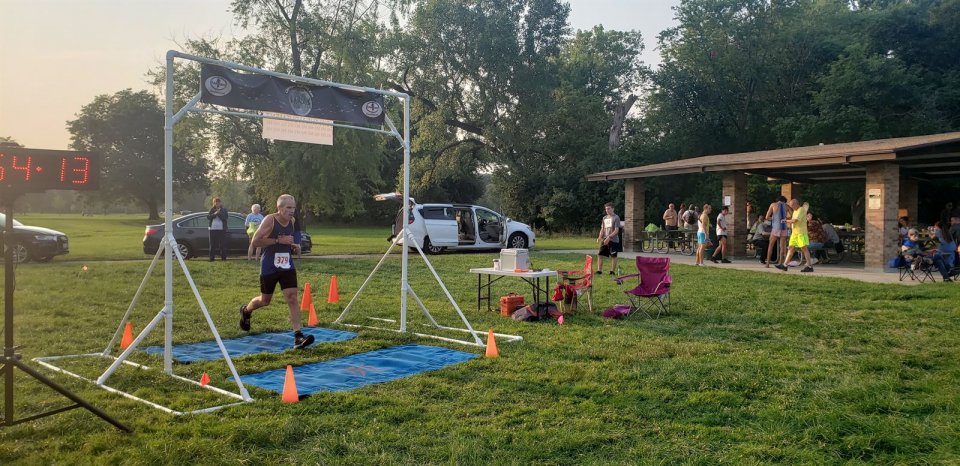 10th Annual Chicago Full Moon Run : Michelle's phone