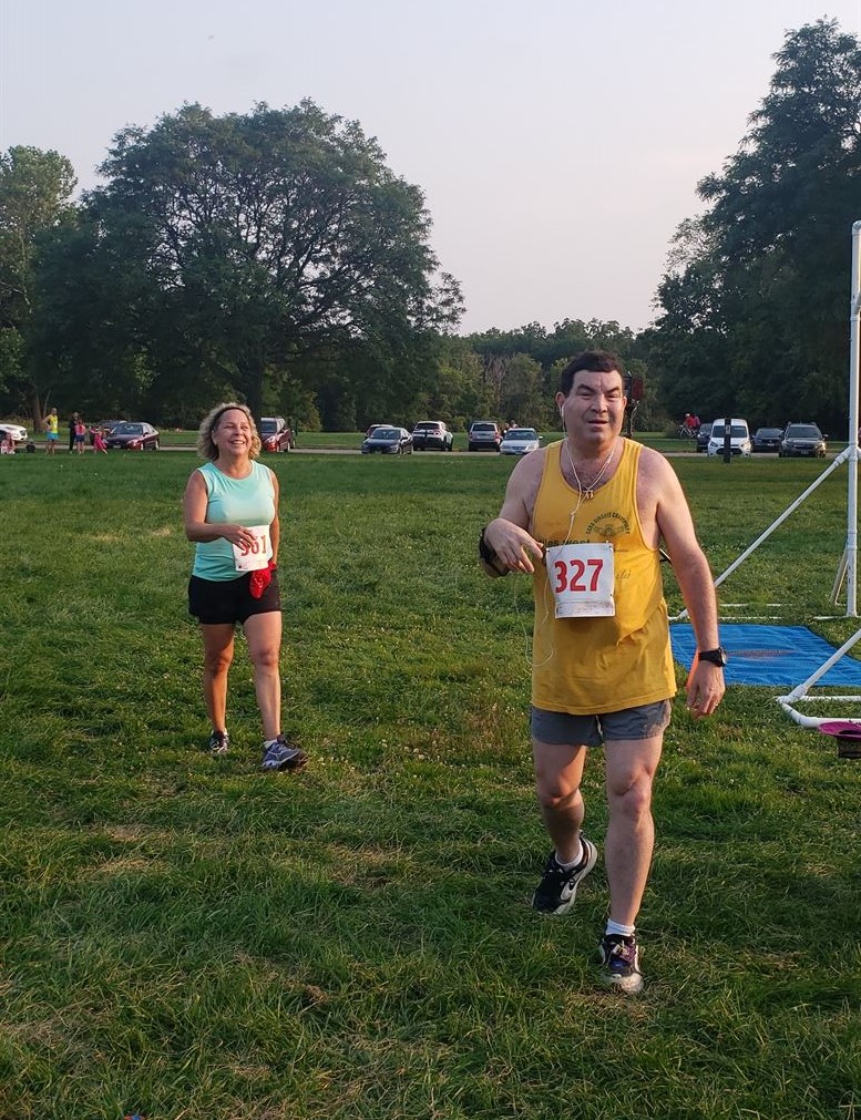 10th Annual Chicago Full Moon Run : Michelle's phone