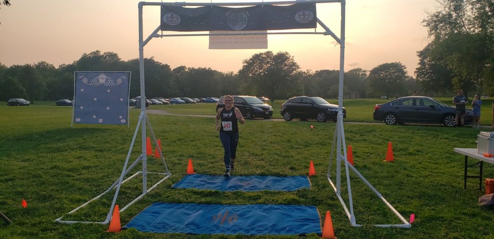 10th Annual Chicago Full Moon Run : Michelle's phone