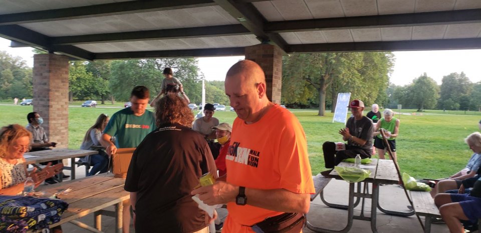 10th Annual Chicago Full Moon Run : Michelle's phone