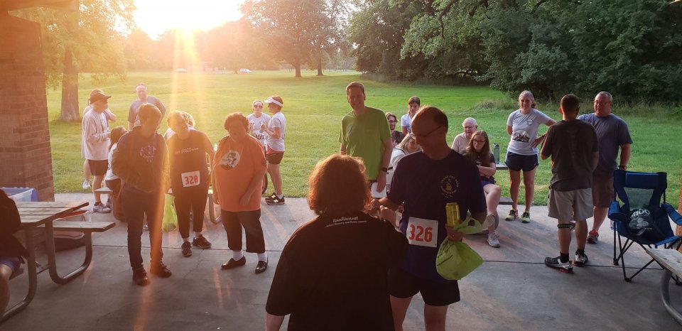 10th Annual Chicago Full Moon Run : Michelle's phone