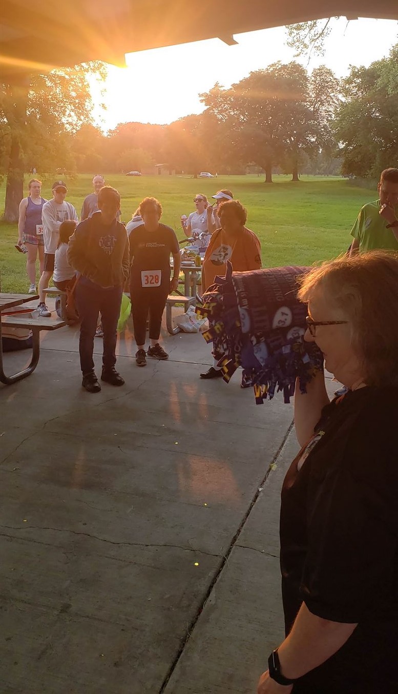 10th Annual Chicago Full Moon Run : Michelle's phone
