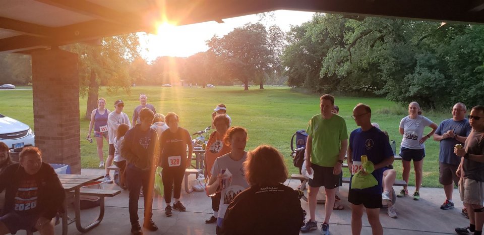 10th Annual Chicago Full Moon Run : Michelle's phone