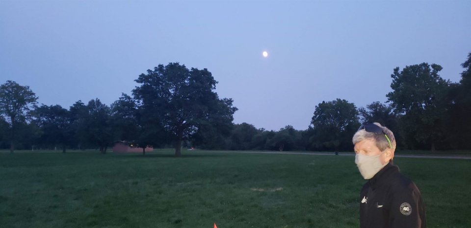10th Annual Chicago Full Moon Run : Michelle's phone