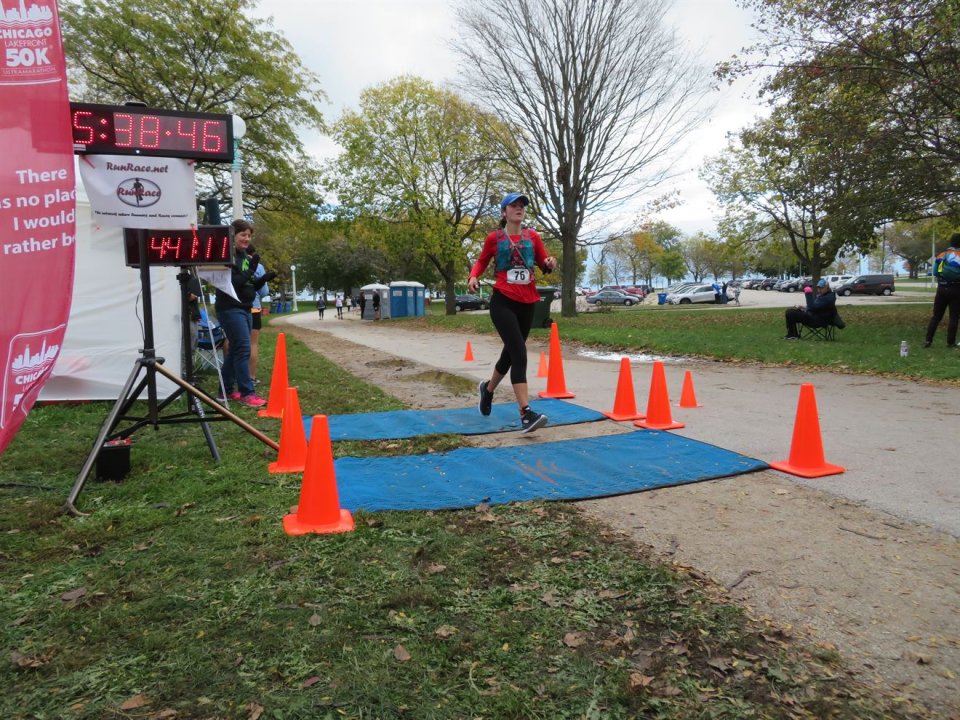 Action at Foster Beach Aid Station, Start/Finish Area