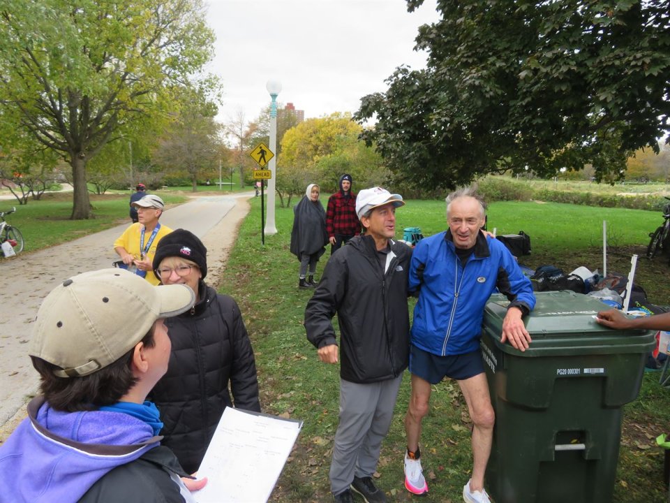 Action at Foster Beach Aid Station, Start/Finish Area