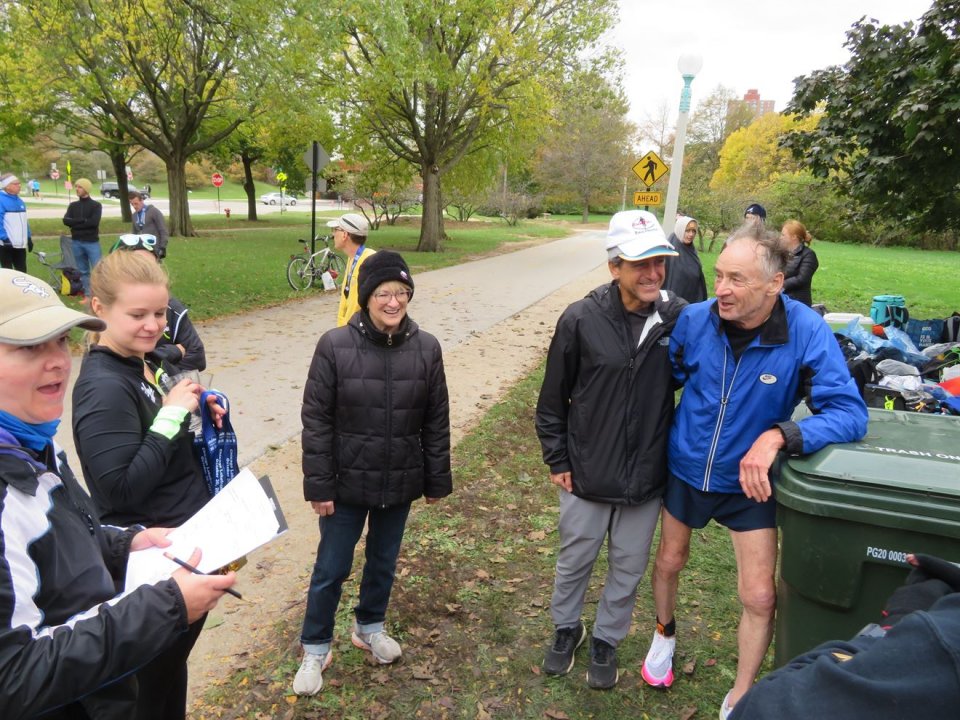 Action at Foster Beach Aid Station, Start/Finish Area