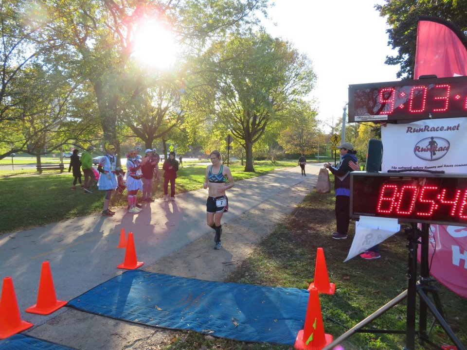 Action at Foster Beach Aid Station, Start/Finish Area