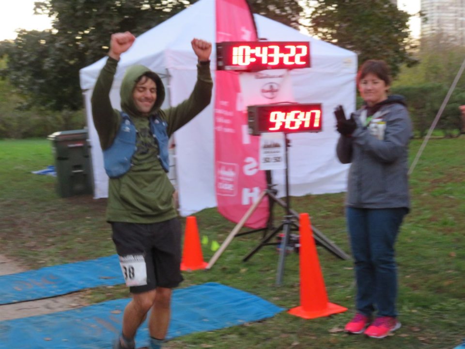 Action at Foster Beach Aid Station, Start/Finish Area