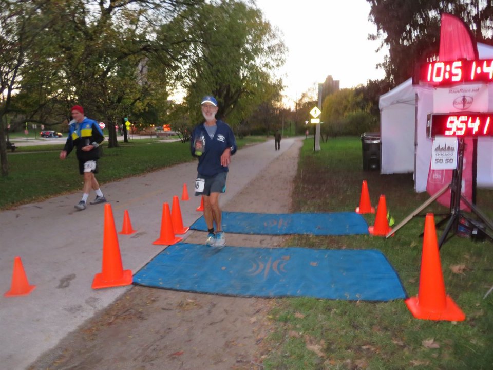 Action at Foster Beach Aid Station, Start/Finish Area