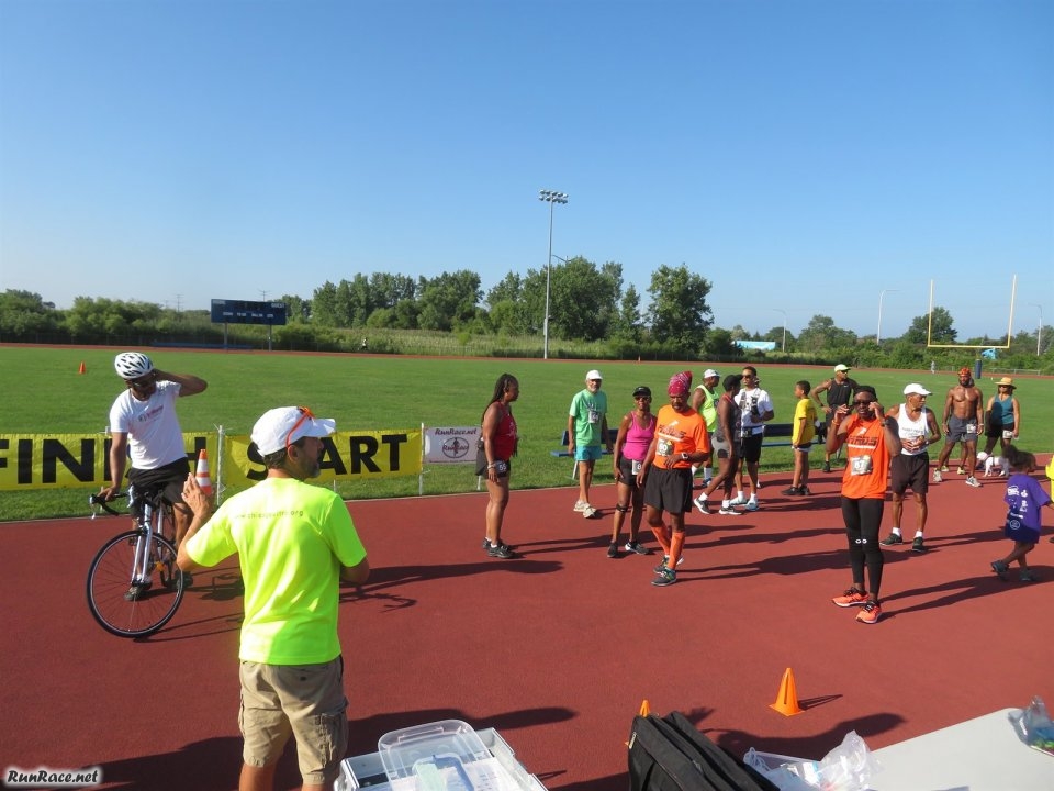Action from the Start / Finish Area