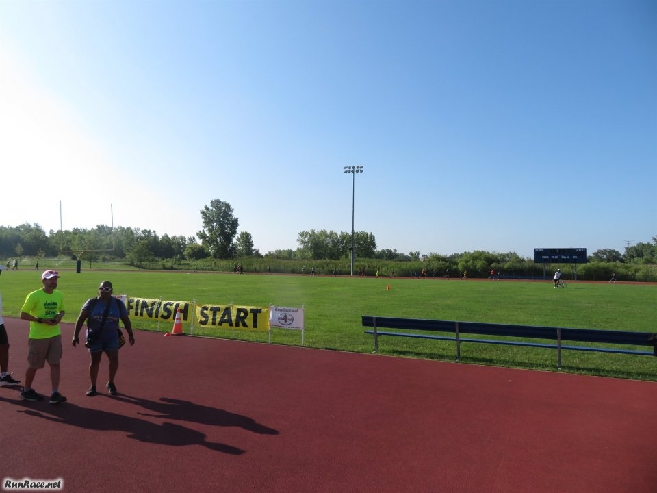 Action from the Start / Finish Area