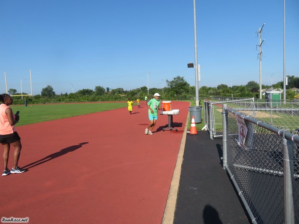 Action from the Start / Finish Area