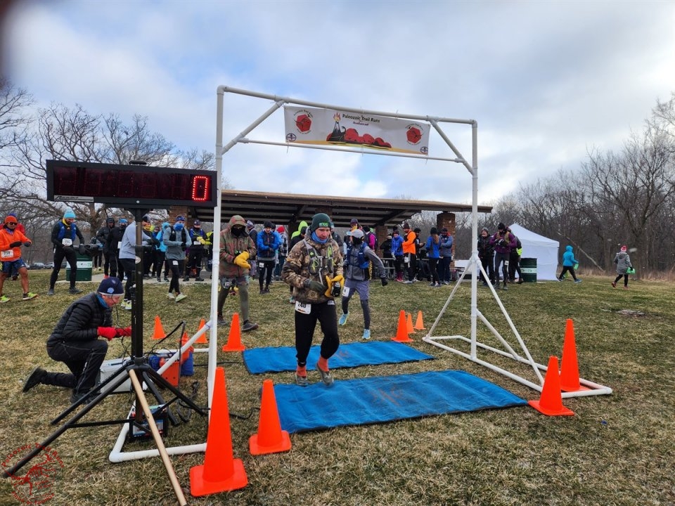 Paleozoic Trail Runs - Pioneer Woods Start of 50-Km