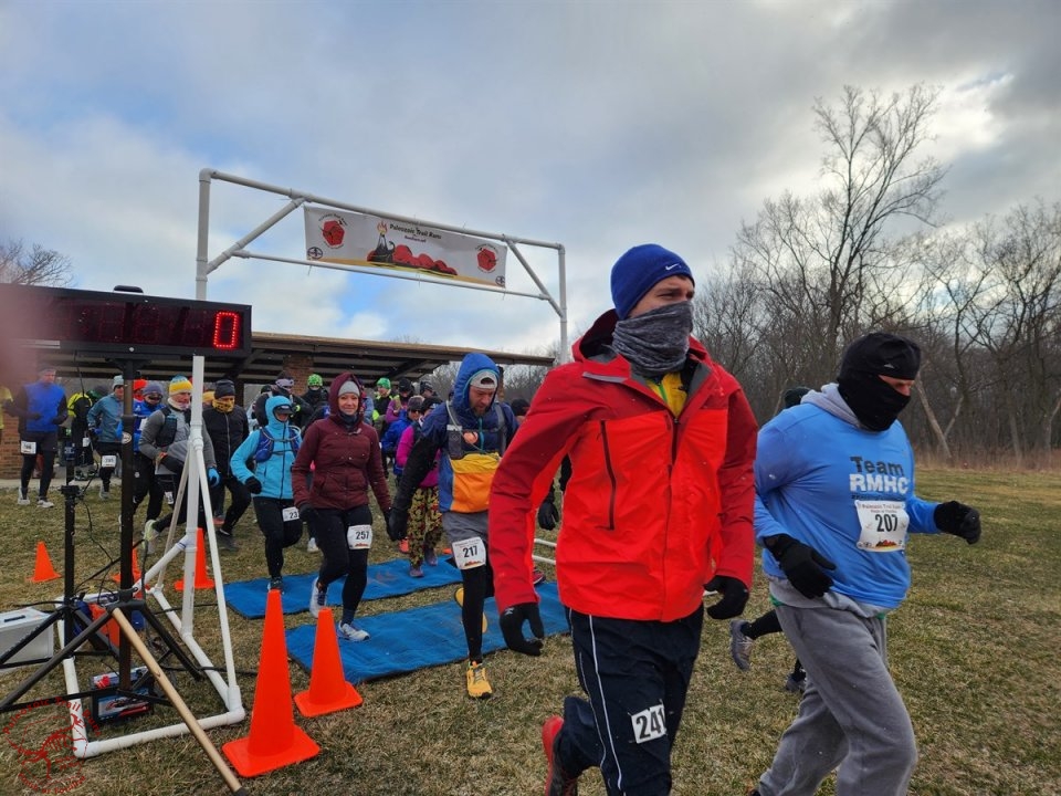 Paleozoic Trail Runs - Pioneer Woods Start of 50-Km