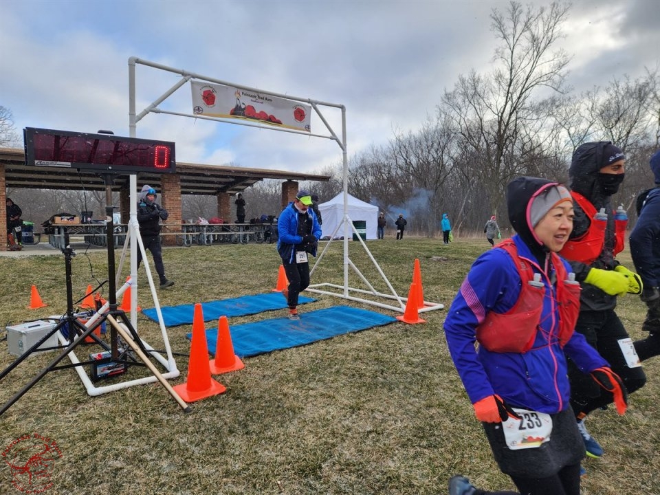Paleozoic Trail Runs - Pioneer Woods Start of 50-Km