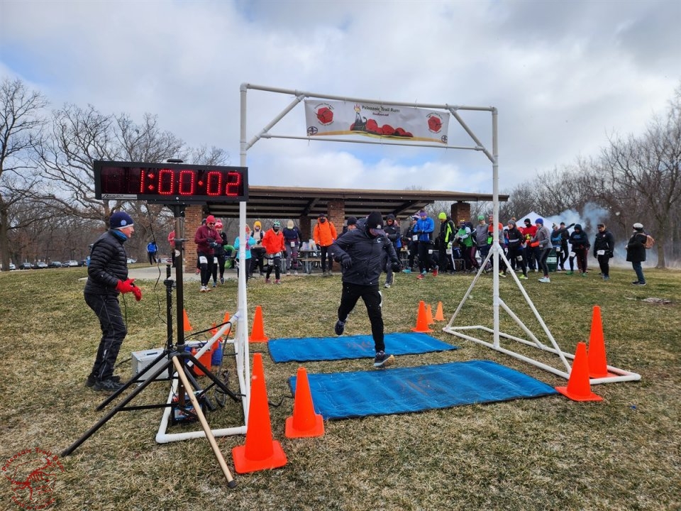 Paleozoic Trail Runs - Pioneer Woods Start of 25-Km