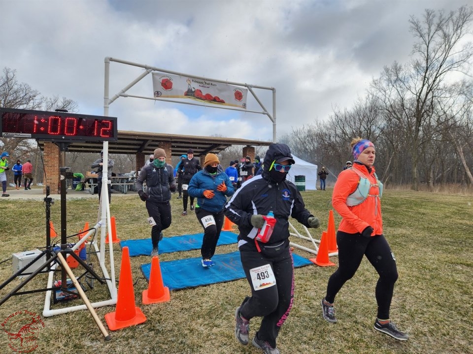 Paleozoic Trail Runs - Pioneer Woods Start of 25-Km